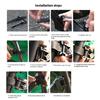 Adjustable Road Bike Mudguard Rear Mudguard Replacement Mountain Bike Mudguard Plastic Bike Mudguard Easy to Installation