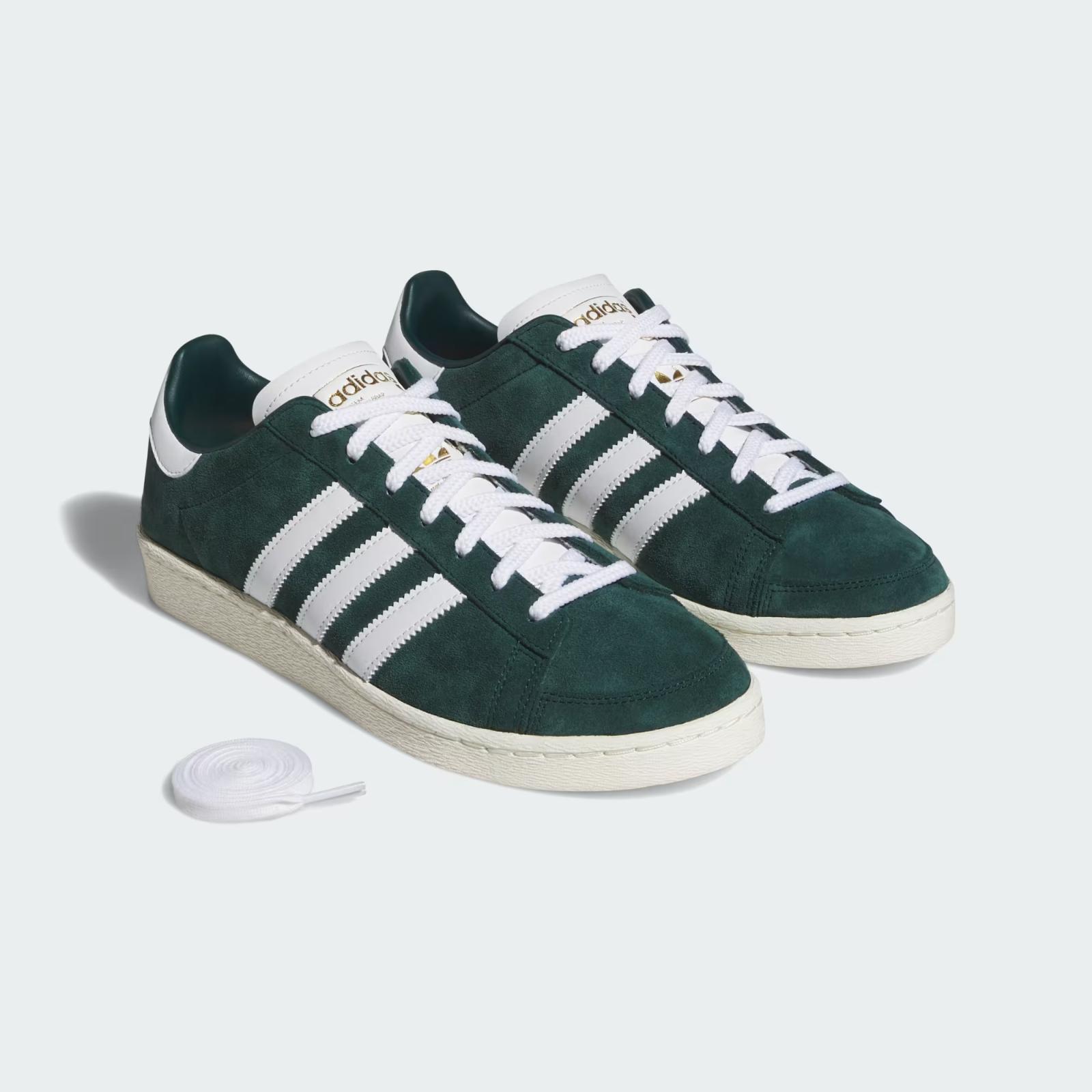 JP8986 adidas Jabbar Lo Aurora Ivy Cloud White (Men s) 10