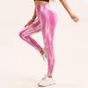 Dámske Joga Nohavice s Vysokým Pásom a Tie-Dye Vzorom - Broskyňové Zadky, Zdvíhajúce Boky, Trendy Fitness Oblečenie