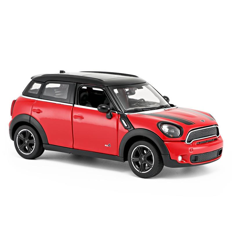 

1/24 Mini Countryman Модель автомобиля из сплава Mini Coopers Моделирование литья под давлением Металлические игрушечные транспортные средства Коллекция детских подарков на день рождения красный
