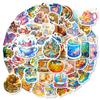 56 Micro World Fairy Tale House Graffiti Stickers Dream Cartoon Creative Diy Decorative Stickers