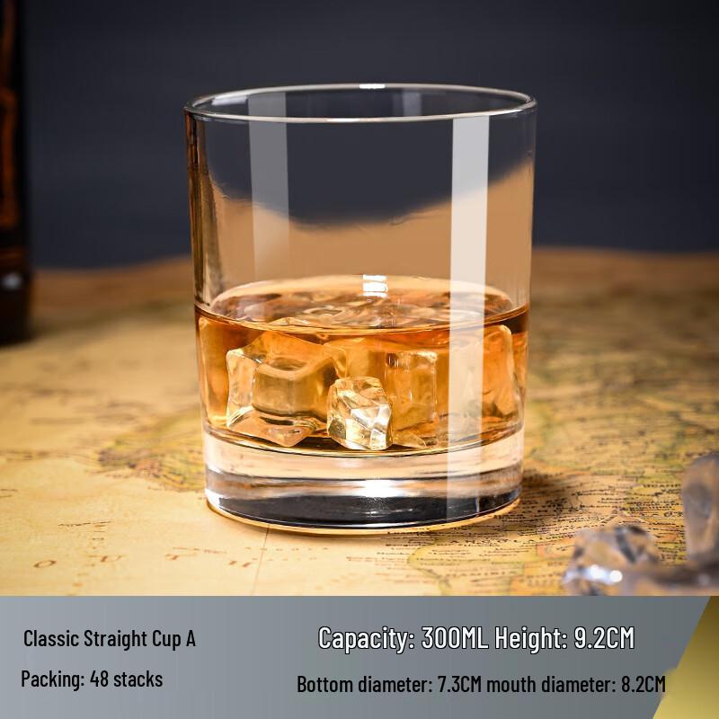 Shangqi Thick-Bottom Straight Glass Tumblers