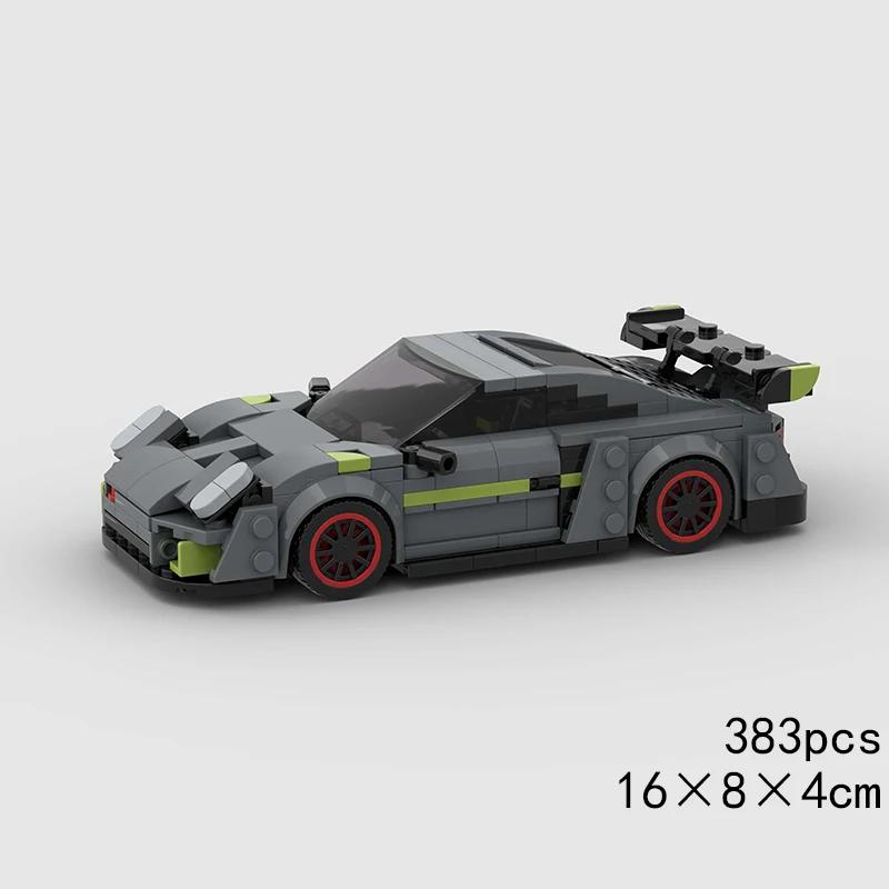 Speed Convertible MOC Car Super Race Technical Vehicle Model Building Block Racing Rally Sports Brick Christmas Gift Toy City