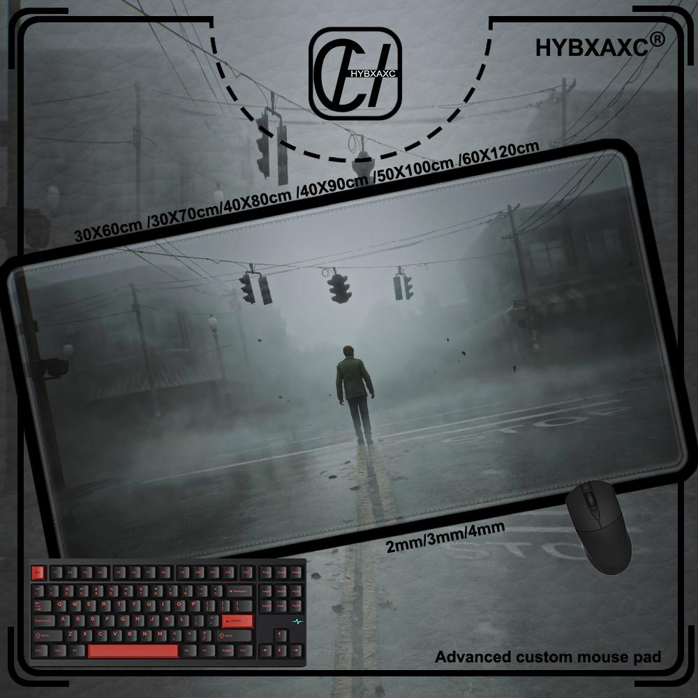 S_silent Hill 2 Mouse Pad Floor Mat Mousepad Large Gaming Compute Gamer PC Keyboard Mouses Mat XXL 1200x600mm Mouse Pad