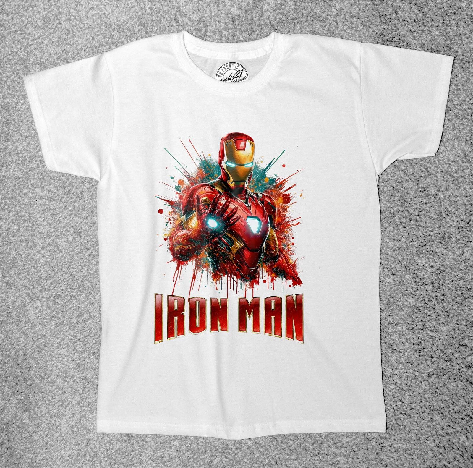 

Marvel Avengers Iron Man 006 Childrens/Kids Adult t shirts/t-shirts 140