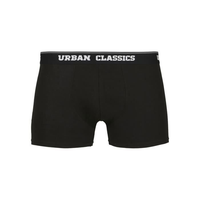 Lot de 5 boxers - Urban Classics - Multicolore - Coton - Mixte - Confortable