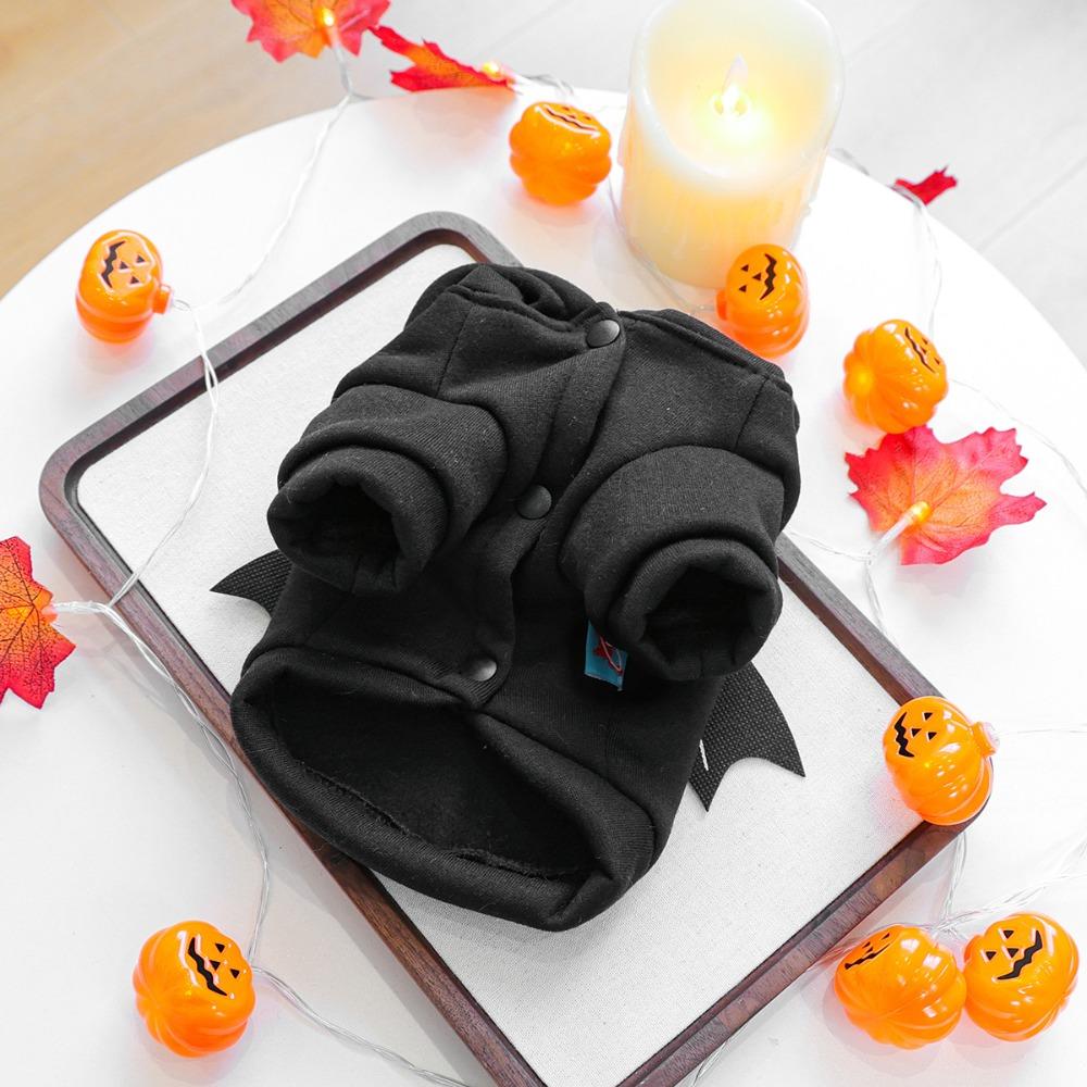 Casual Dog Bat Hoodie Warm Dog Sweater Creative Pet Cosplay Clothes  for Cats and Dogs