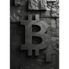 Crypto Bitcoin Logo Poster Canvas Printing Wealth Crypto Wall Art Decor Gaming Room Home Living Room Wall Art Decor Prints Gift