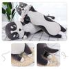 Throw Pillow Cute Cartoon Long Husky Shaped Doll Toy Plush Toy Sleeping Decorative Gift