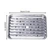 40pieces Aluminum Foil For Outdoor Cooking Disposable Aluminum Foil Barbecue Grilling Trays Safe