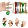 100pcs with Snaps Locking Xmas Ornament Strings 20cm Xmas Ball Ropes  Xmas Tree Decor