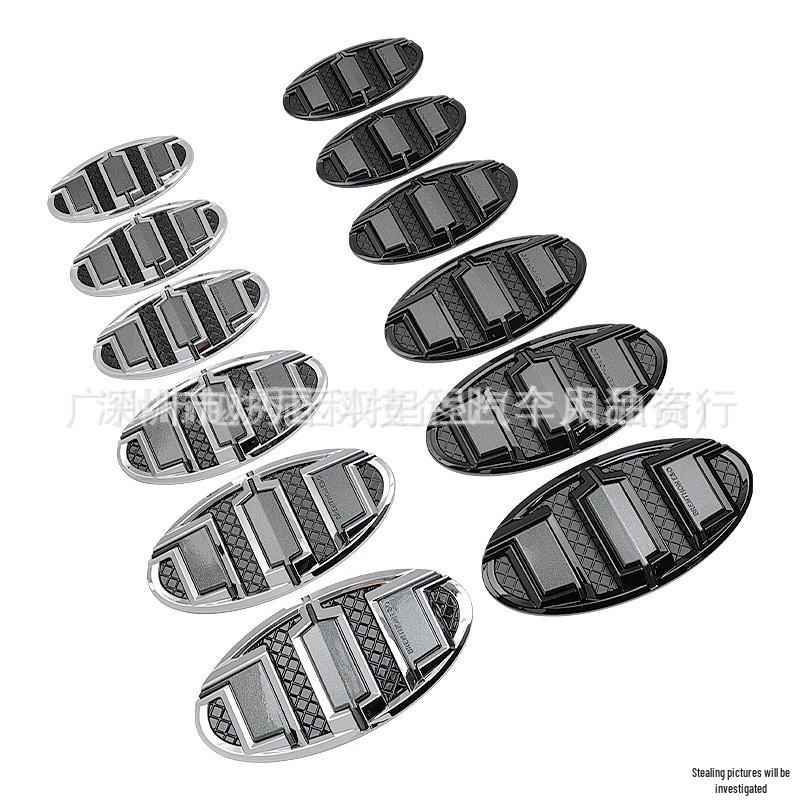 

Декоративная наклейка на капот и задний значок автомобиля YA Sorento BRENTHON E&O. Type A (115x57mm) чёрный