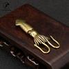 Antique Squid Figurines Miniatures Solid Brass Sea Animal Statue Tea Pet Desk Ornament Lucky Home Decorations Accessories Crafts