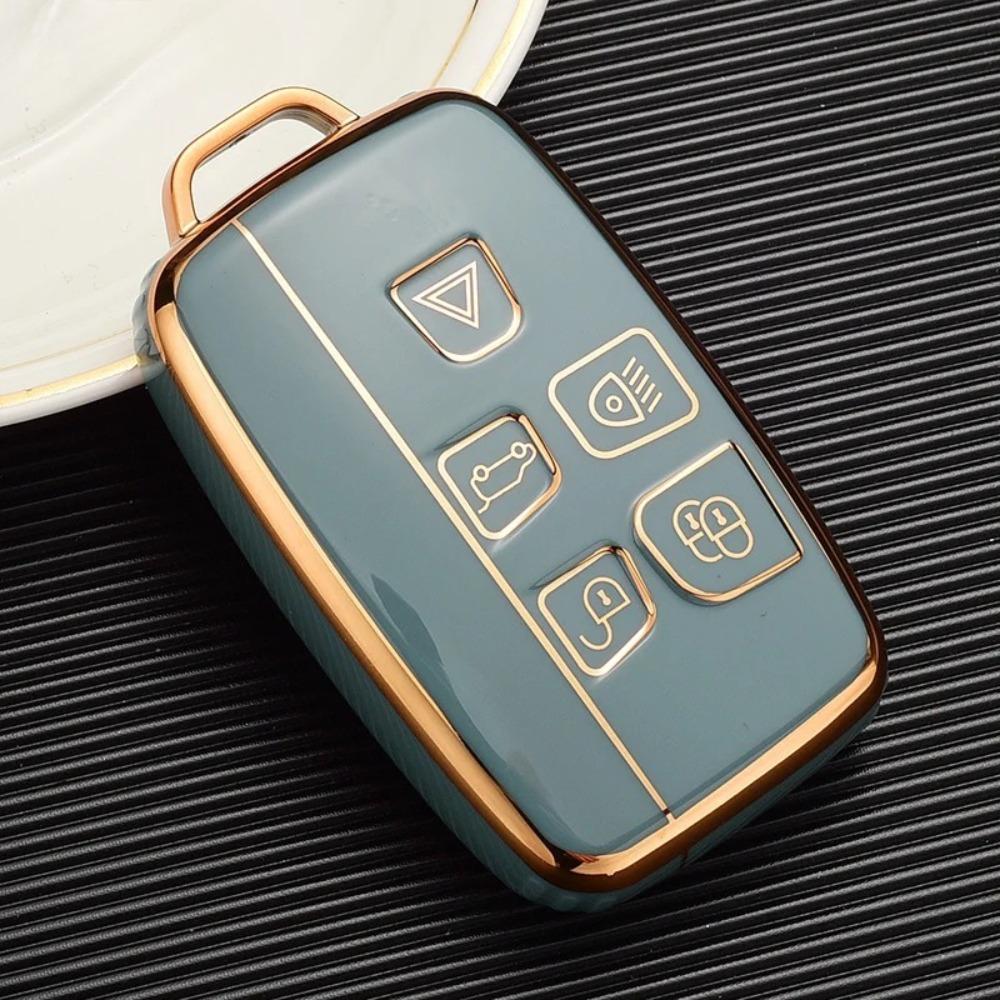 TPU Car Remote Key Case Cover Shell for Land Rover Range Rover Sport Evoque Freelander Velar Discovery 4 Jaguar XE XJ XF Guitar