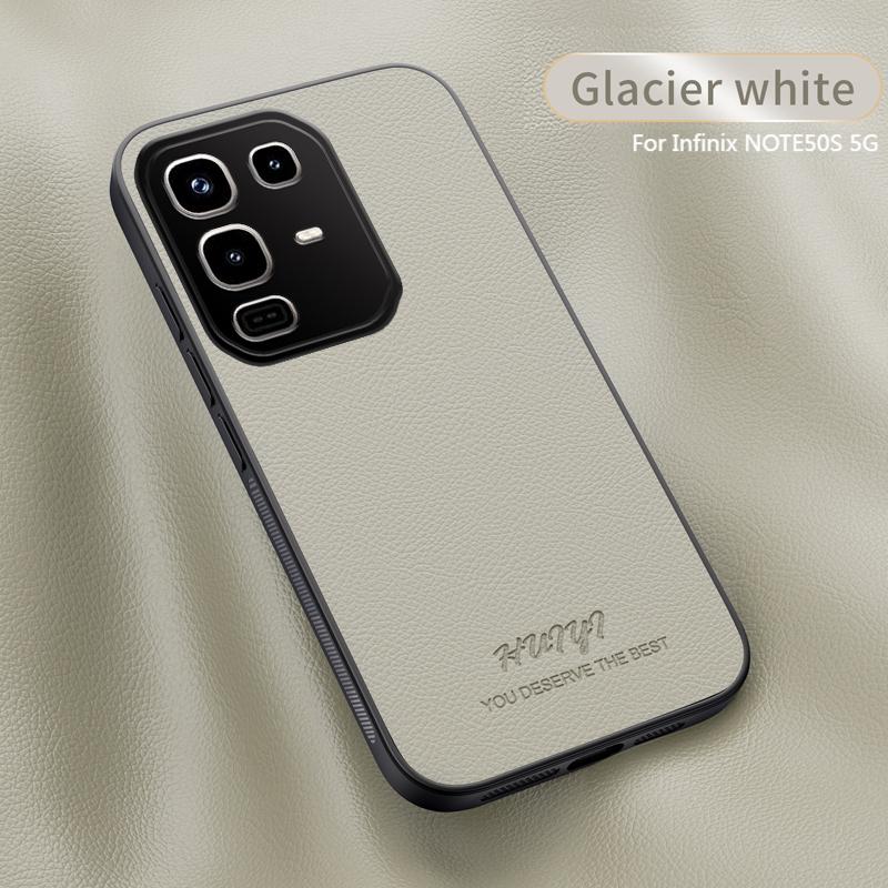 Leather Case for Infinix Note 50s 5G Car Magnetic Holder Wireless Charging Silicone Hard Phone Cover InfinixNote50s X6870 Shell
