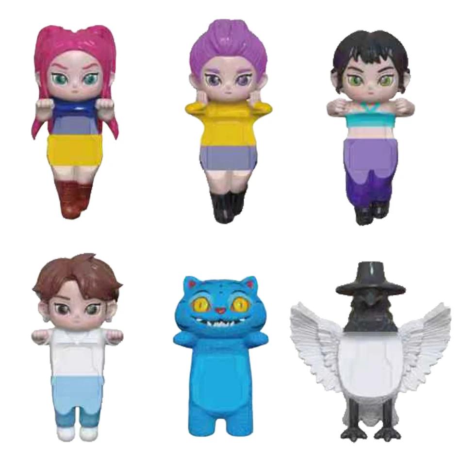 ~Nowa seria k pop łowcy demonów Blind Box Derpys Tiger Rumi Mira Zoey Sussy Figurka Lalka Mini Dekoracja Model Zabawki Prezenty dla dziewczynki0~