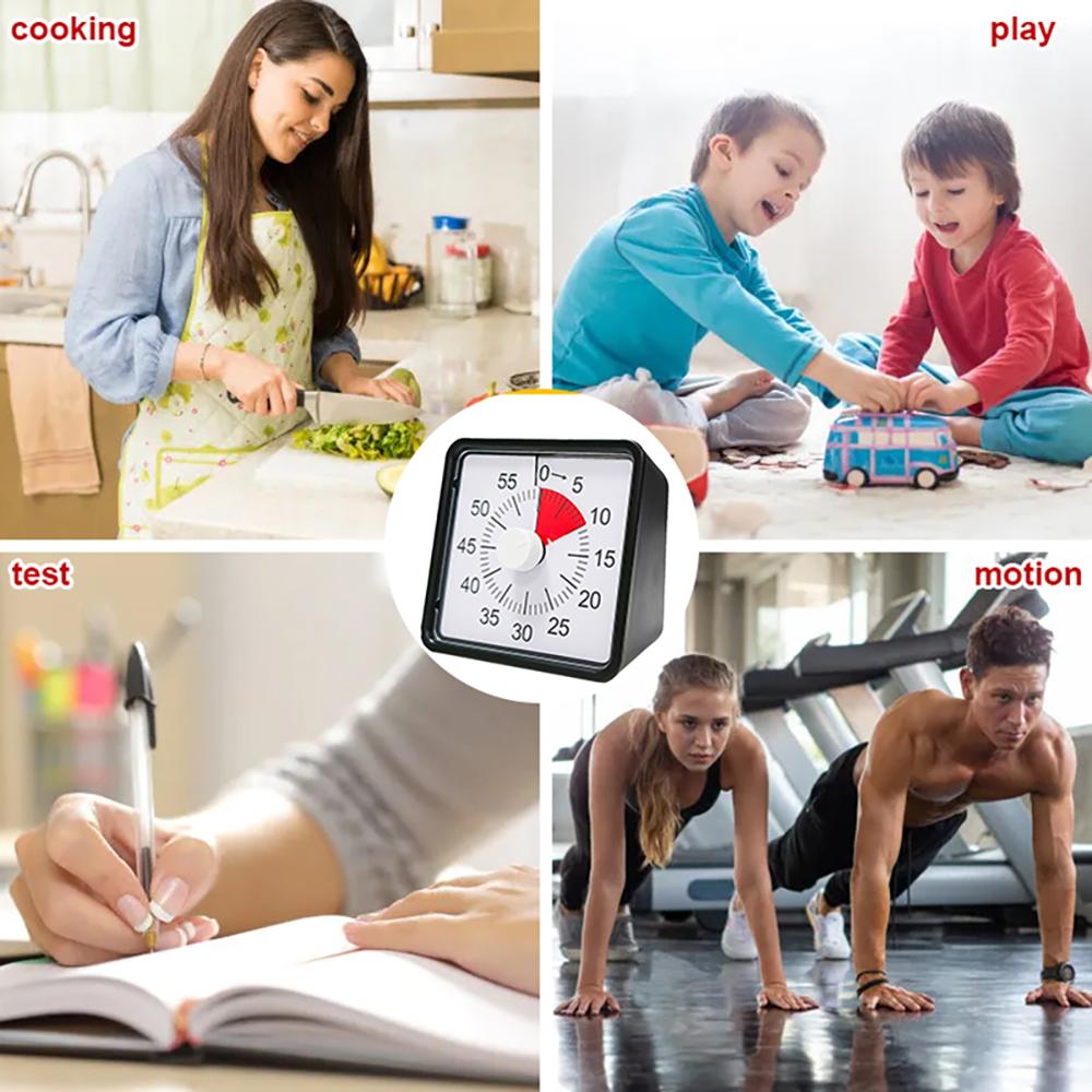 60 Minute Visual Timer for Kids and Adults Silent Countdown Timer for Home School,Classroom3