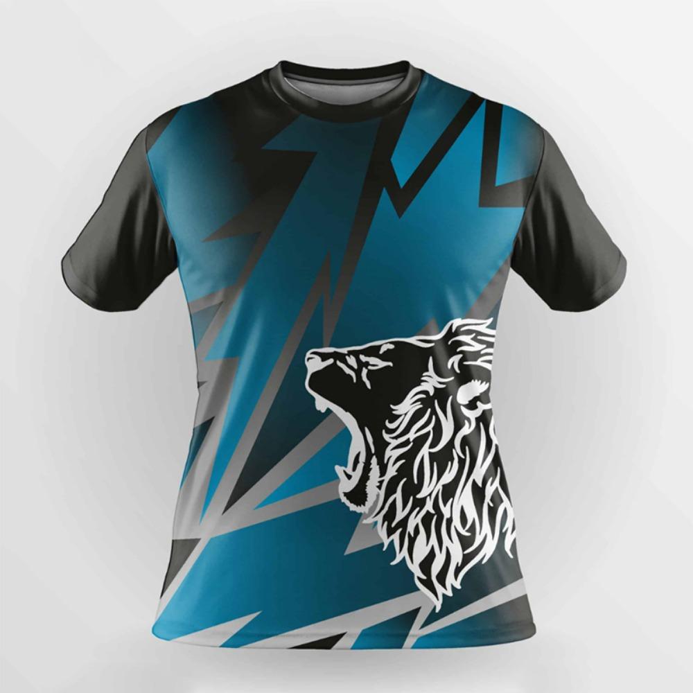 Breathable Men's T-shirts Quick Drying Training Jacket Badminton Uniforms Oversized Round Neck T-shirt Running Tops