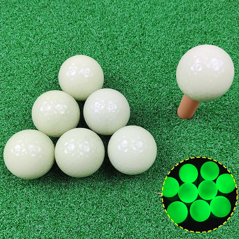 1Pc Luminous Golf Ball Fluorescent Glowing in the Dark for Night Sports Long Lasting Bright Golf Ball