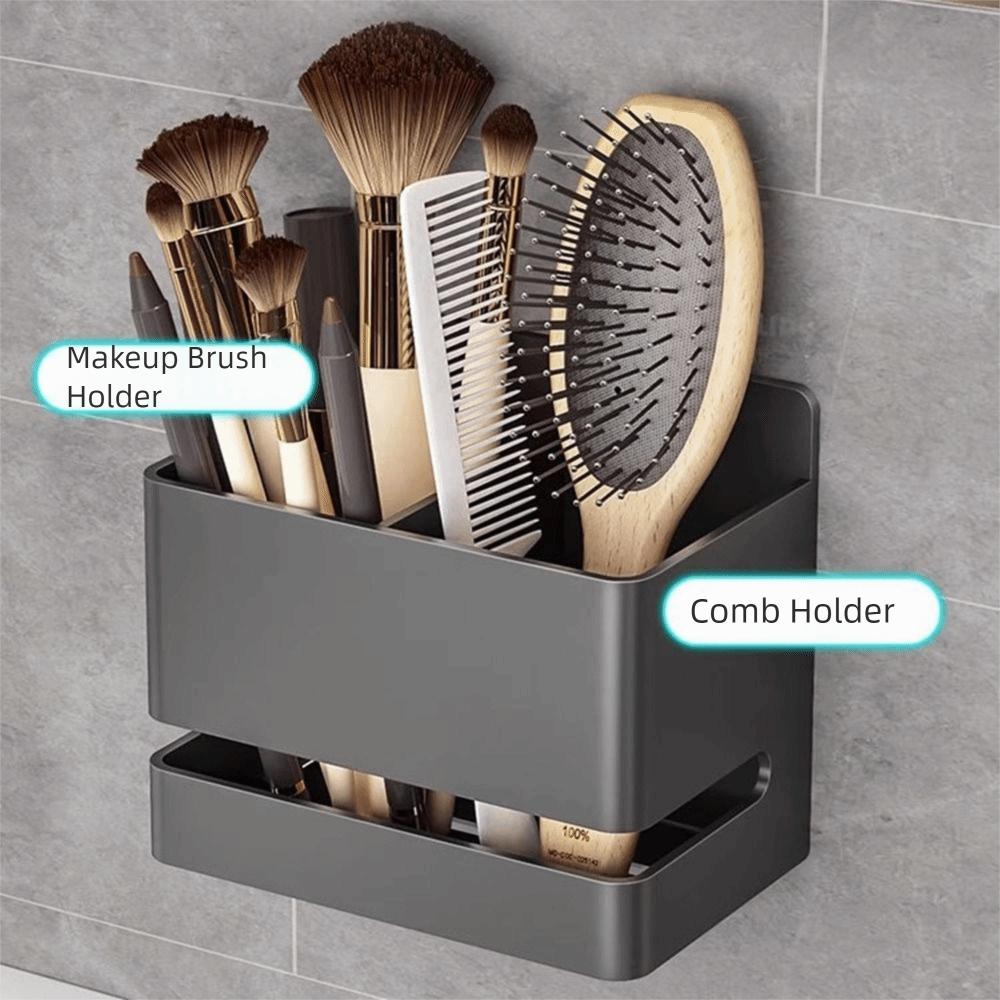 Waterproof Toothbrush Holder Wall Mounted Hair Comb Organizers Toothpaste Holder  Bathroom