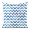Nordic Geometric Colored Waves Digital Printing Short Plush Pillow Covers for Car Sofa Office Cushion Cover Home Goods