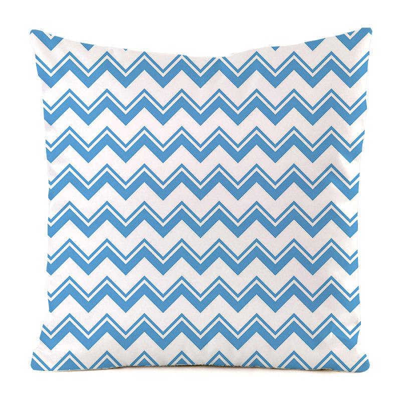 Nordic Geometric Colored Waves Digital Printing Short Plush Pillow Covers for Car Sofa Office Cushion Cover Home Goods