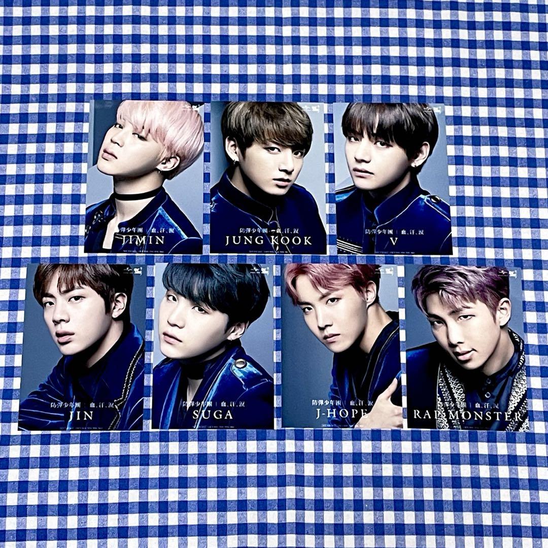 

[USED] Official BTS Blood Sweat and Tears Universal Studios Japan Photo Set of 7