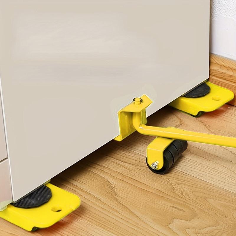 Furniture Mover Tool Set Heavy Stuffs Moving Roller With Bar Furniture Mover Lifter With Wheel Professional Moving Too