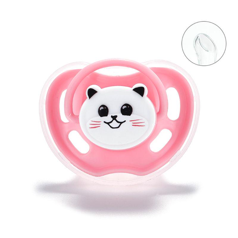 Newborn Pacifier Cute Cartoon Panda Cat Styling Soother Baby Comfort Tool Supplies
