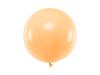 Riesiger Latexballon, Pfirsichfarben, Pastell Hellpfirsich, 60 cm, 1 Stück