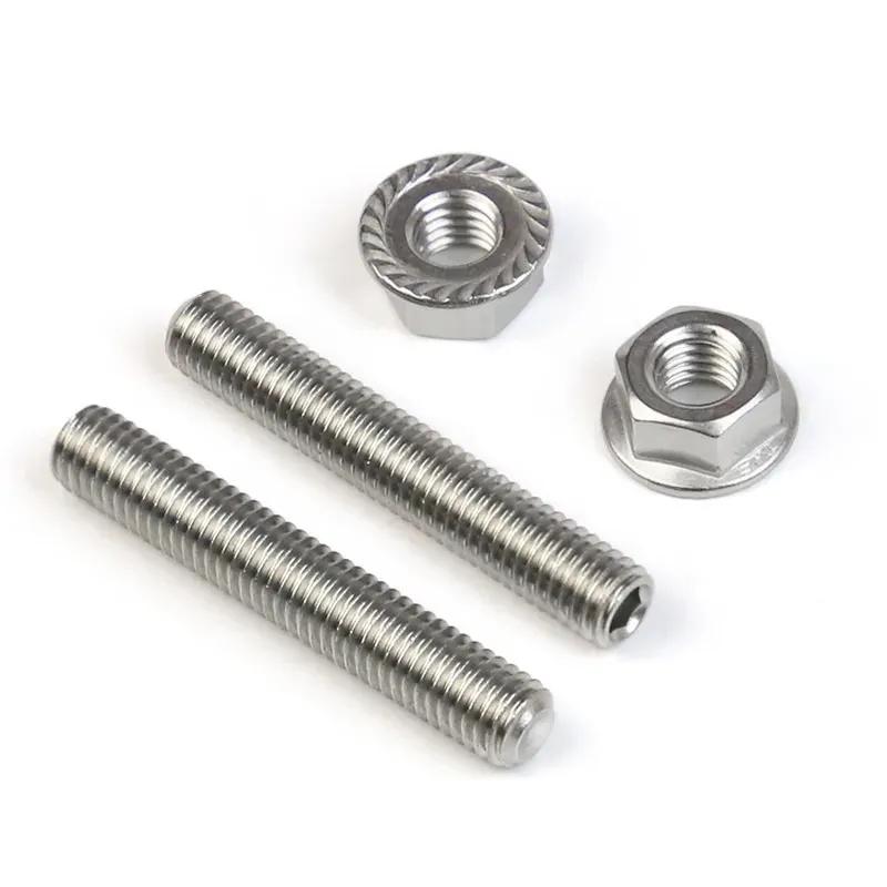 16 Pcs Stainless Exhaust Manifold Stud Nuts kit for Ford 4.6 & 5.4 Liter V8 2 Manifolds