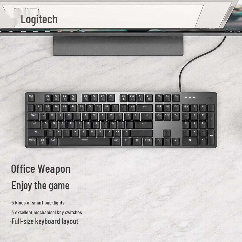 Logitech K845 Red Switch Mechanical Keyboard & G102 Mouse Combo