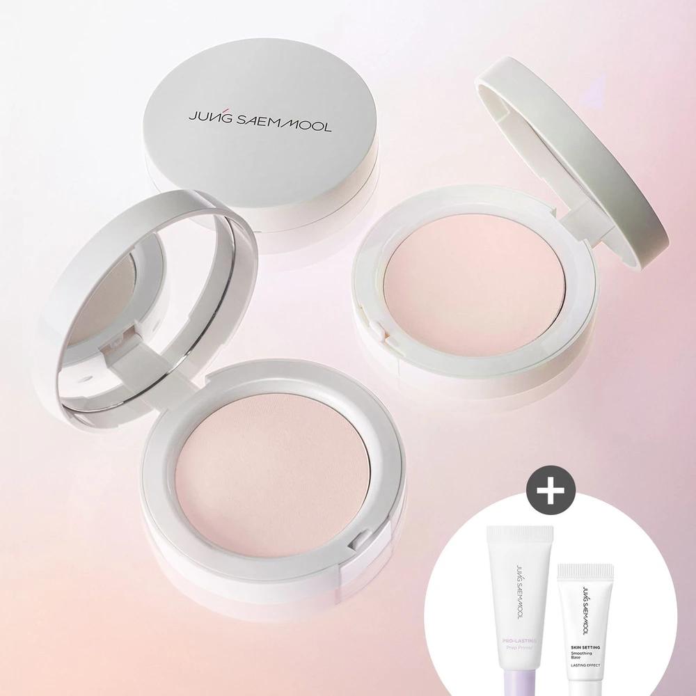 Pro-Lasting Finish Powder Pact (Free Primer 5ml + Smoothing Base 3ml) Sheer Lavender