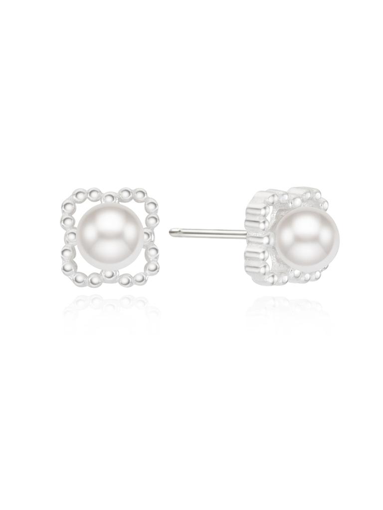 Engbrox [Silver925] Bloom Pearl Earring