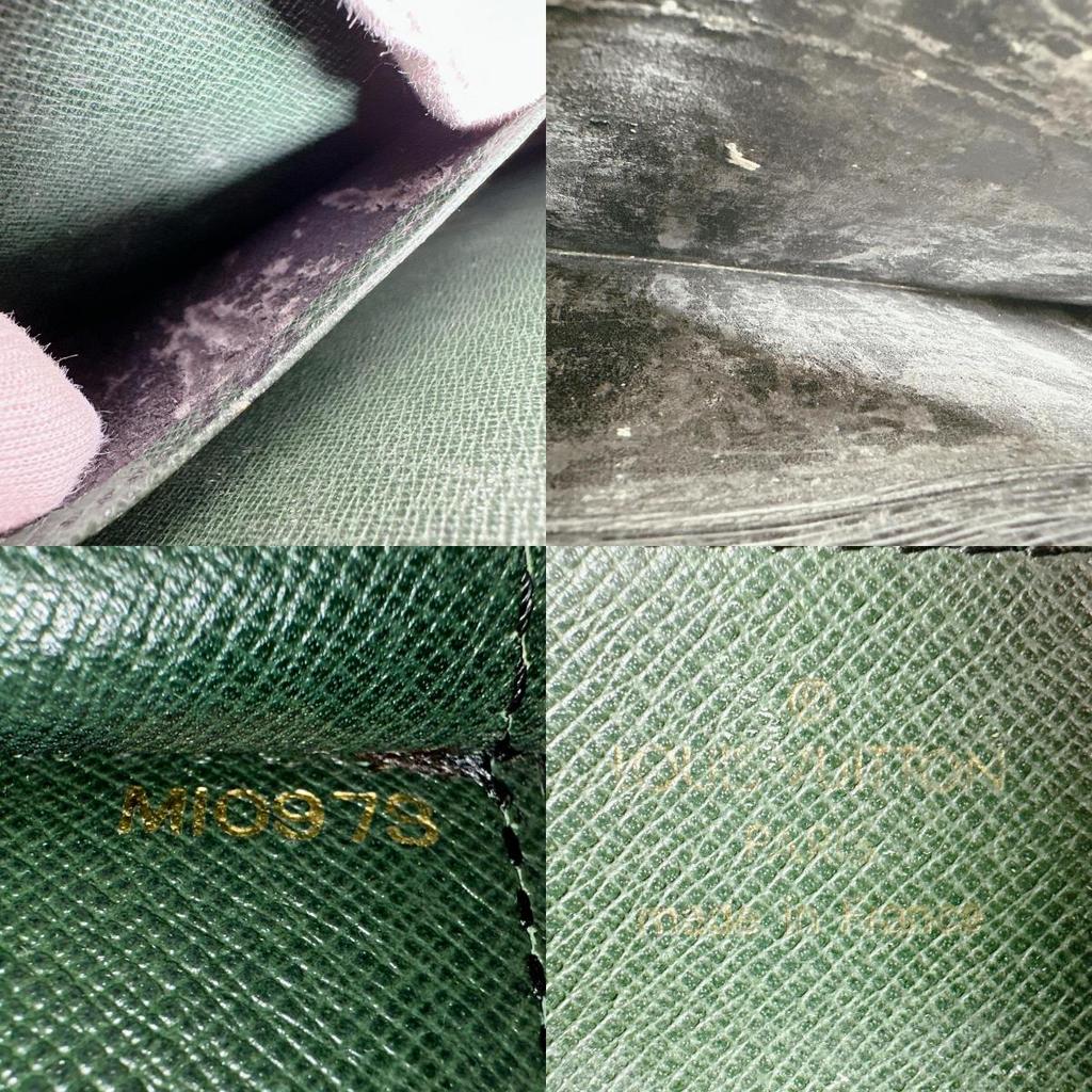 Louis Vuitton Epi Serviette Ambassador Business Bag Epi Leather Black M54412 Used