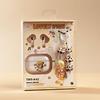 New TWS-K42 Bluetooth 5.3 In-ear True Wireless Earbuds with Cartoon Doll Bead Silicone Case