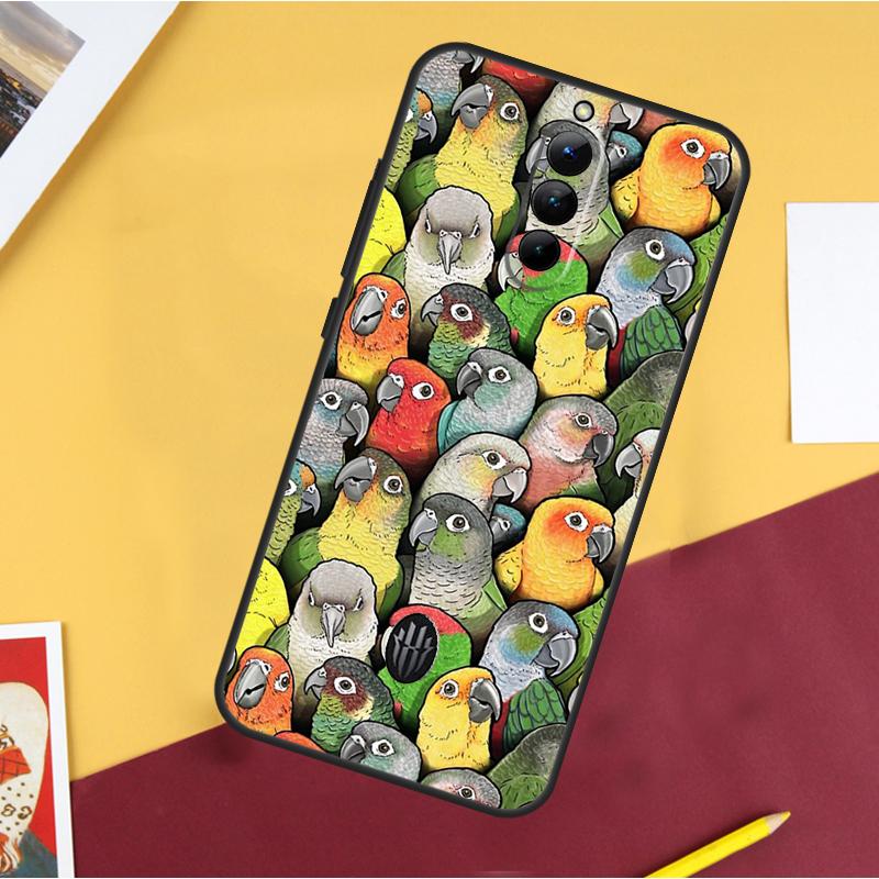 

Чехол с разноцветными попугаями для ZTE Nubia Red Magic 11 Pro 9 8 8S 9S 10S 10 Pro Plus 6R 6 7 6S 7S Pro 10 Air Red Magic 9 Pro Plus