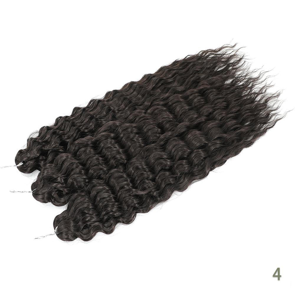 Per Crochet a Twist Sintetico Resistente al Calore Macchina Trama Doppia 22 Pollici 300g 3Pz/Lotto#1B #4 BUG2 Estensioni Trama Onda d'Acqua