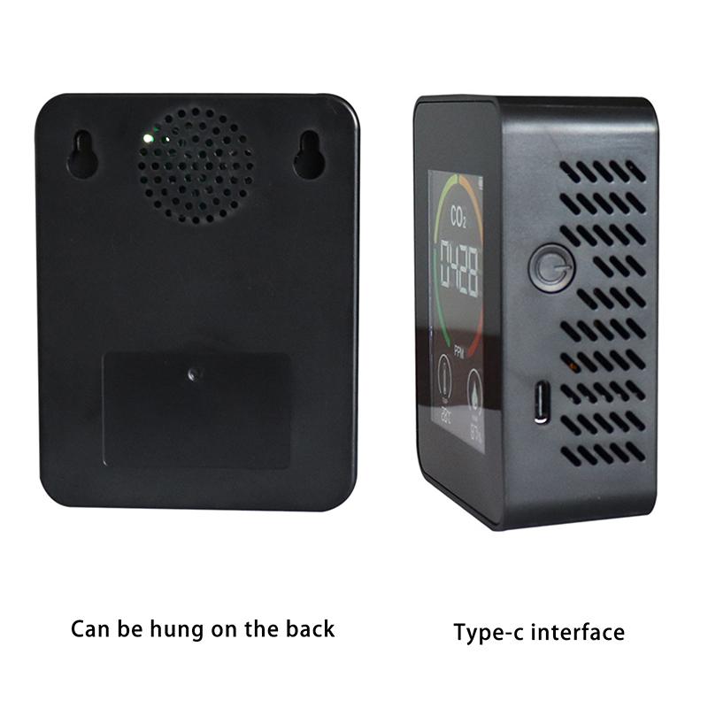 Quality Detector Co2 Detector Quality Monitor Tvoc Tester Usb Charging Thermometer Hygrometer For Home Home Co2 Detector