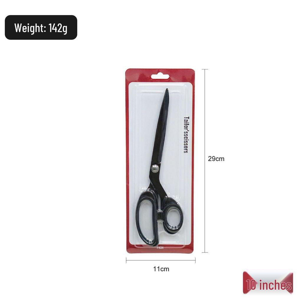 Professional Rust-Proof Tailor's Scissors - Stainless Steel, Handmade, for Left and Right Handed Use, Ideal for Cutting Fabric and Paper