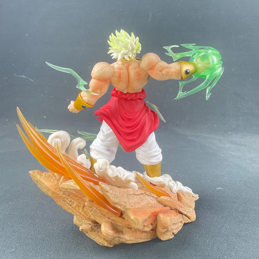 Anime Dragon Ball broly Vs Son Goku Figurine 20cm Gk Pvc Action Figures Statue Collection Model Toy Gifts