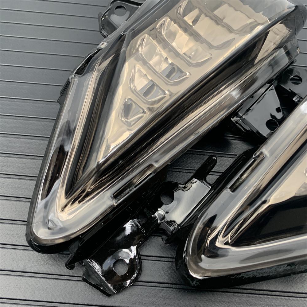 Front Turn Signals Cover For Kawasaki ER-6N EX650 Ninja 650 400R EX400 Motorcycle Parts Smoke