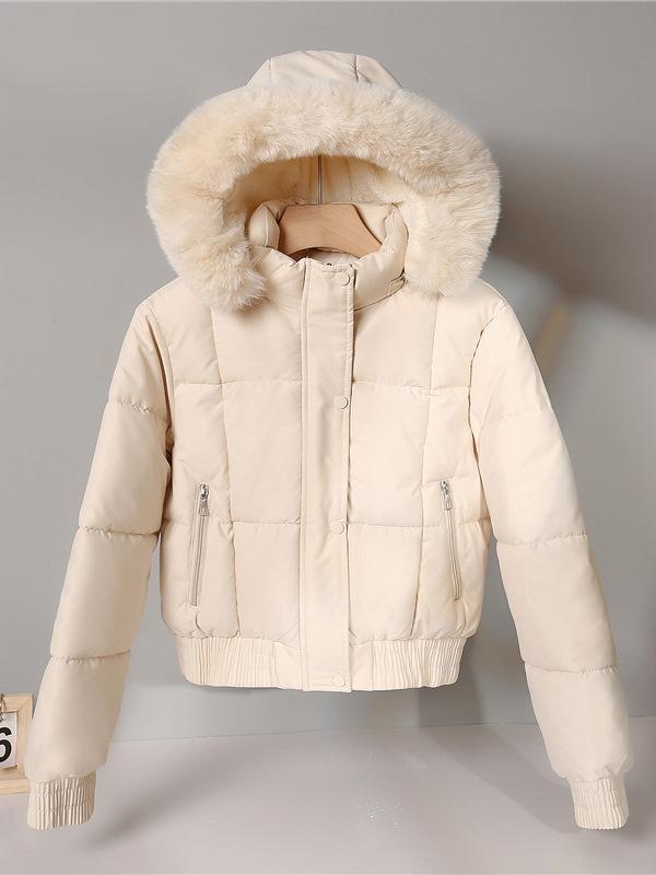 Cotton-padded women's short pie overcomes the Hong Kong style winter Korean version of piled and thickened student cotton-padded jacket with larg