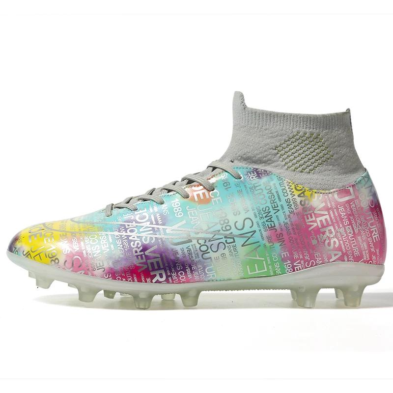 

Men Football Shoes Casual Sneaker Training TF/FG Ultralight Society Top Quality Soccer Shoes Resistant Studded Football Boots 35