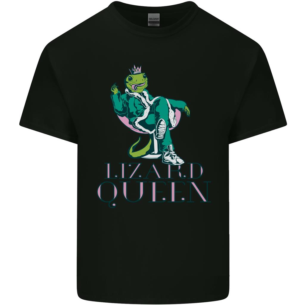 Lizard Queen Chameleon Bearded Dragon Unisexs Light Cotton TShirt