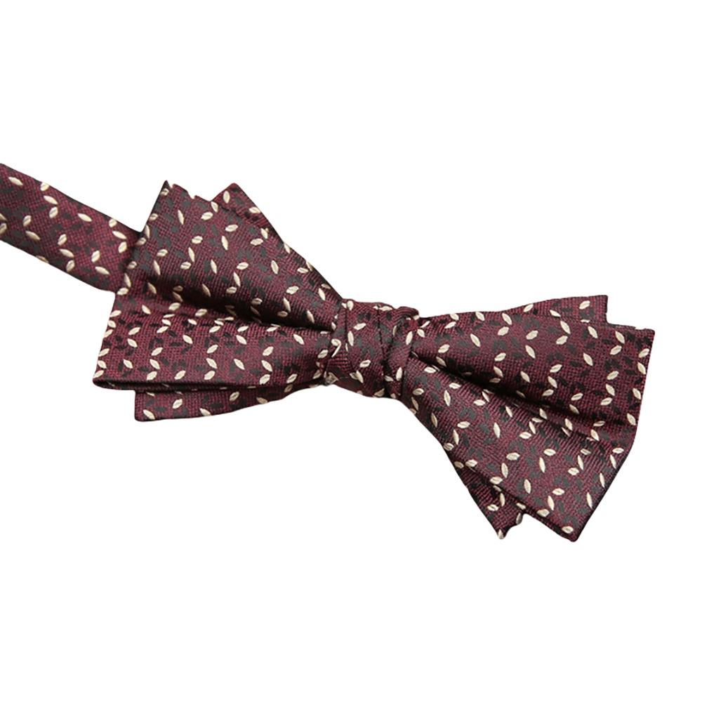 

Adjustable Men Necktie Soft Bridegroom Groomsman Cravat Fashion Red Serise Bow Tie Banquet Style 5