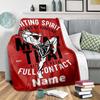Practice Martial Arts Customize Your Name Blanket Warm Comfortable Soft Blanket For Chair Office Sofa Bed Sofa Office Camping Suitable For Gifting