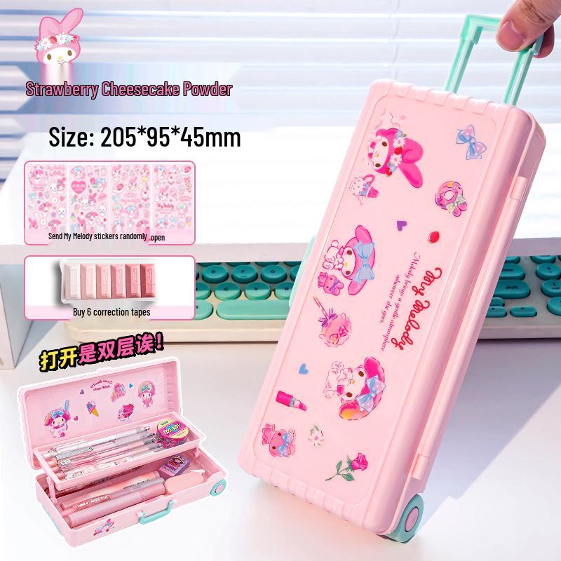 Estuche de Lápices de Dibujos Animados Lindo para Estudiantes de Primaria