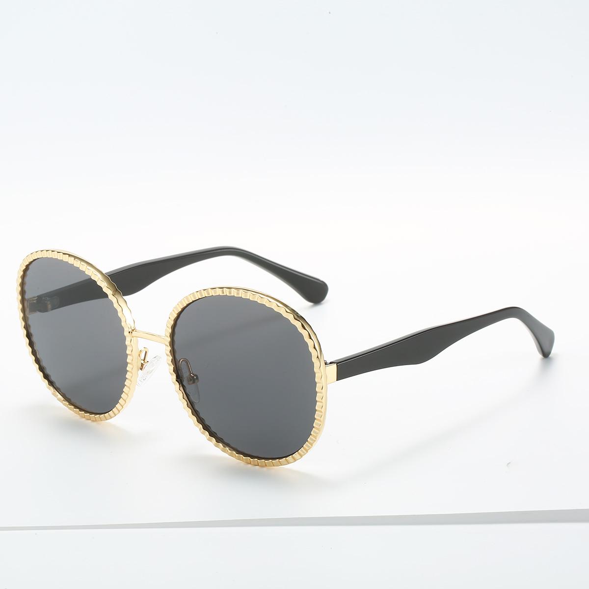 

Retro Oval Metal Sunglasses for Women Luxury Fashion Brand Female Sun Glasses Unisex Stylish Shades UV400 Designer Sunglasses