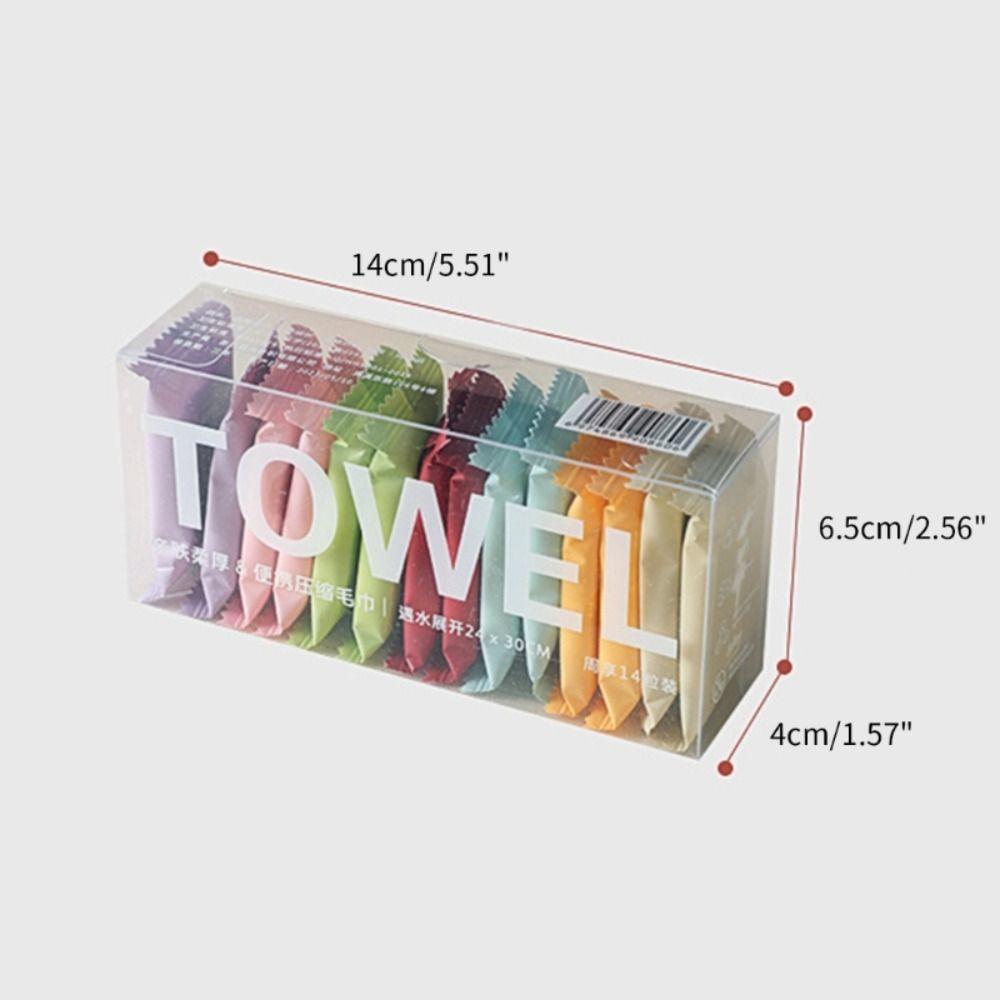 14Pcs Disposable Face Towel Quick Drying Makeup Towel Makeup Remover Compressed Towel  Men